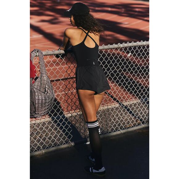 FP MOVEMENT Righteous Runsie Black Criscoss Strap Cut Out Active Women's XS - Picture 4 of 9